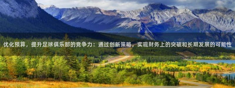  优化预算，提升足球俱乐部的竞争力：通过创新策略，实现财务上的