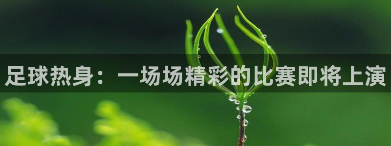足球热身：一场场精彩的比赛即将上演