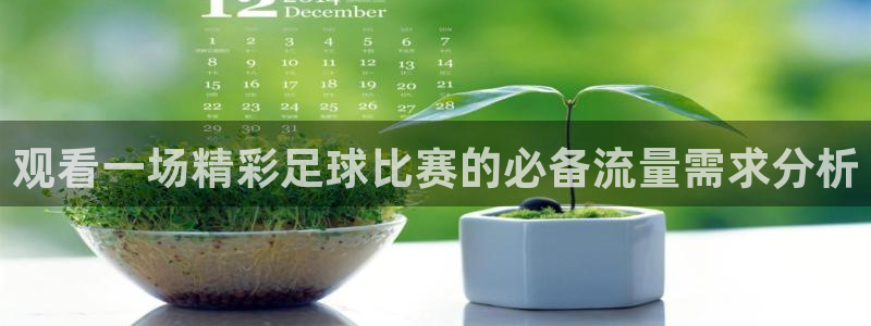 观看一场精彩足球比赛的必备流量需求分