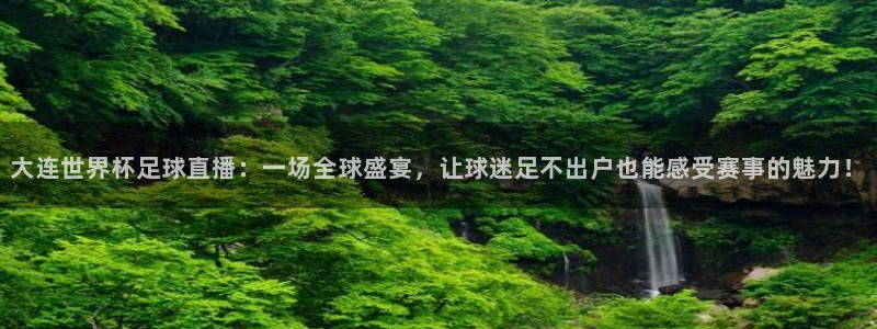 搜球吧直播nba中文直播：大连世界杯足球直播：一场全球盛宴，让球迷足不出户也能感受赛事的魅力！